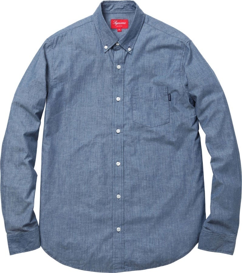 Striped Selvedge Chambray Shirt
